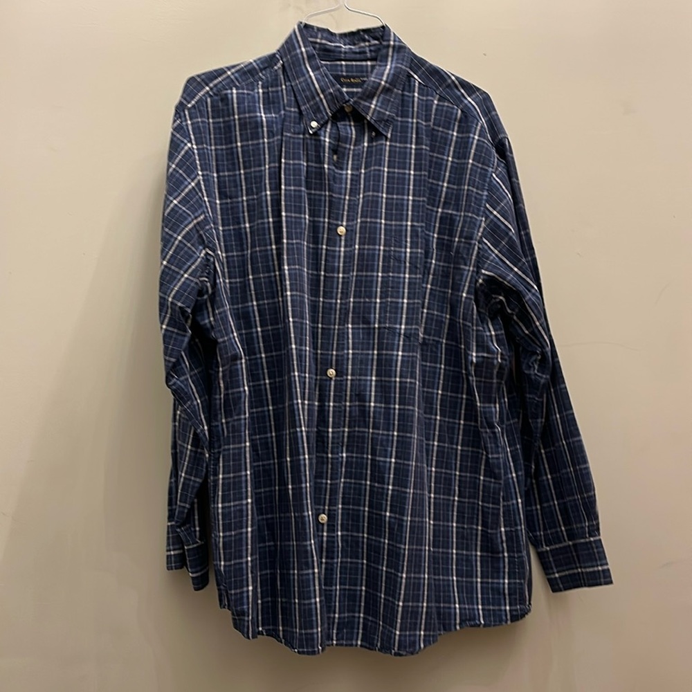 Club Room checked button down